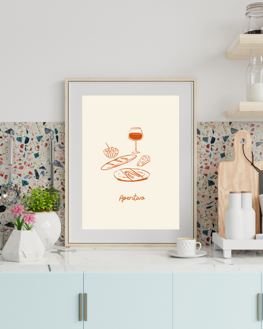 Aperitivo Art Print - Hand-Designed by The Argyle Market