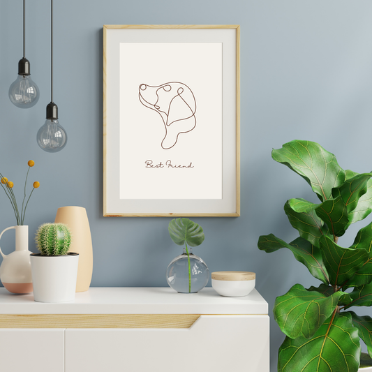 Man's Best Friend Art Print