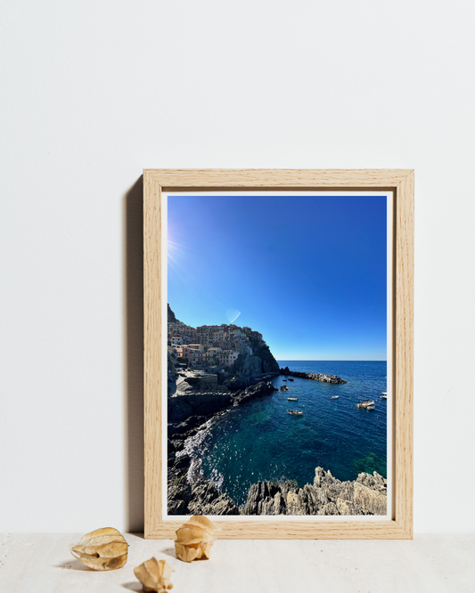 Cinque Terre Italy Coastal Print