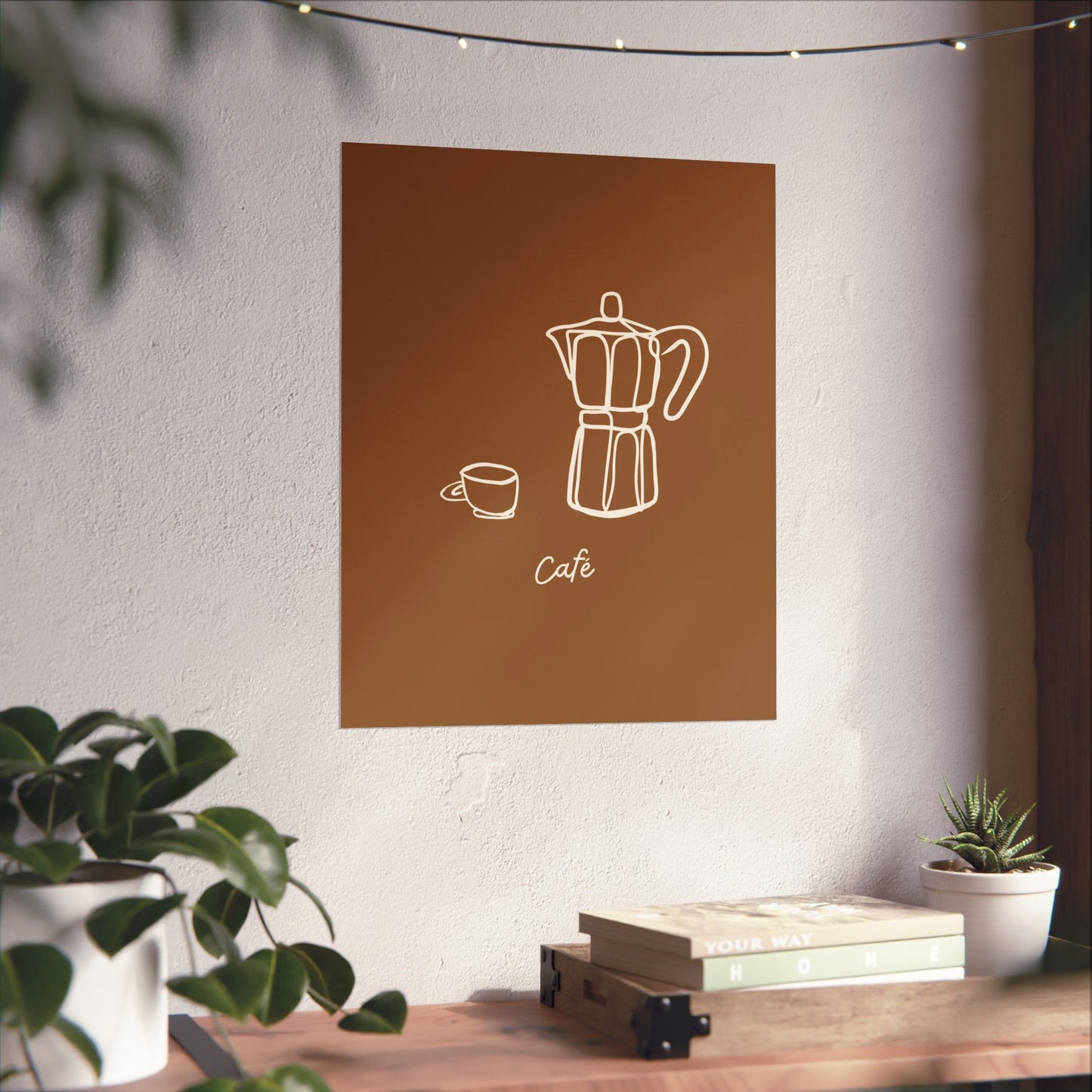 Dark Café Print