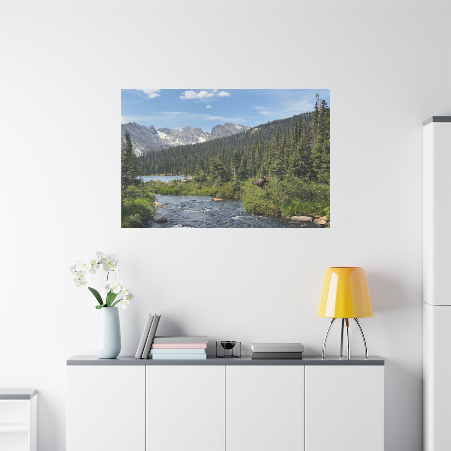 Moose in Nature Canvas Print