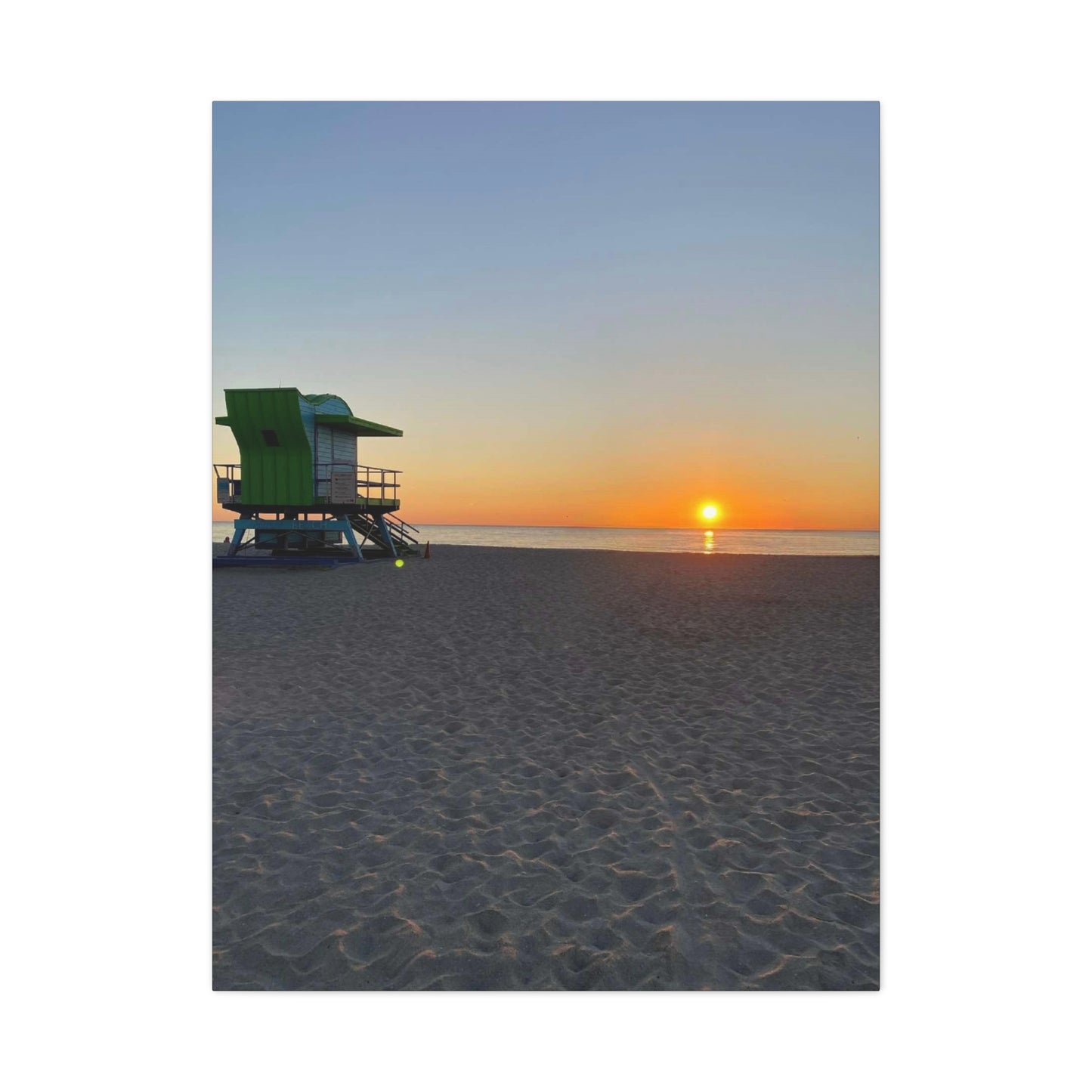 Beach Sunrise Canvas Print