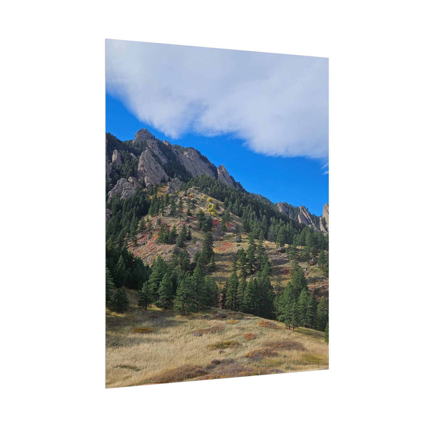 Flatirons Nature Print