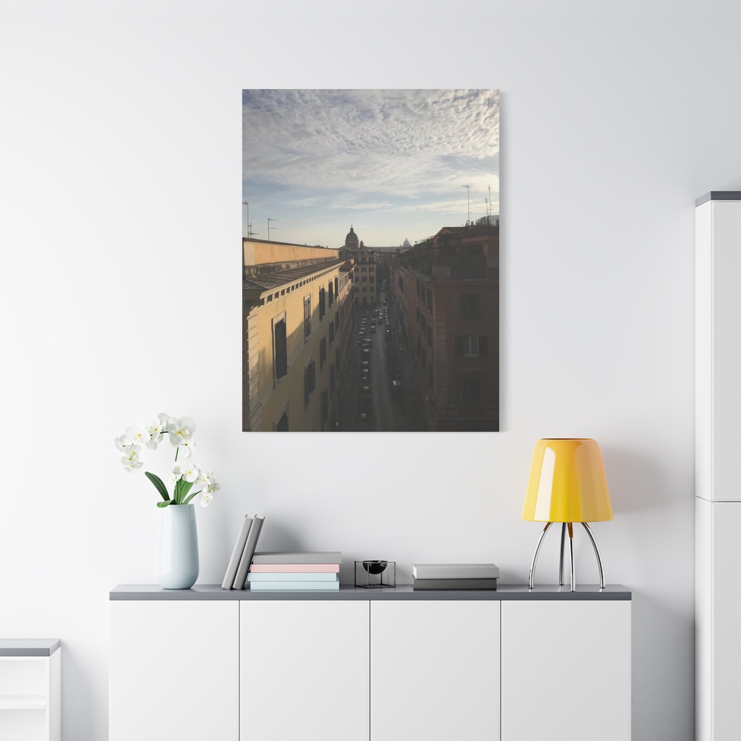 Florence Street View Canvas Print