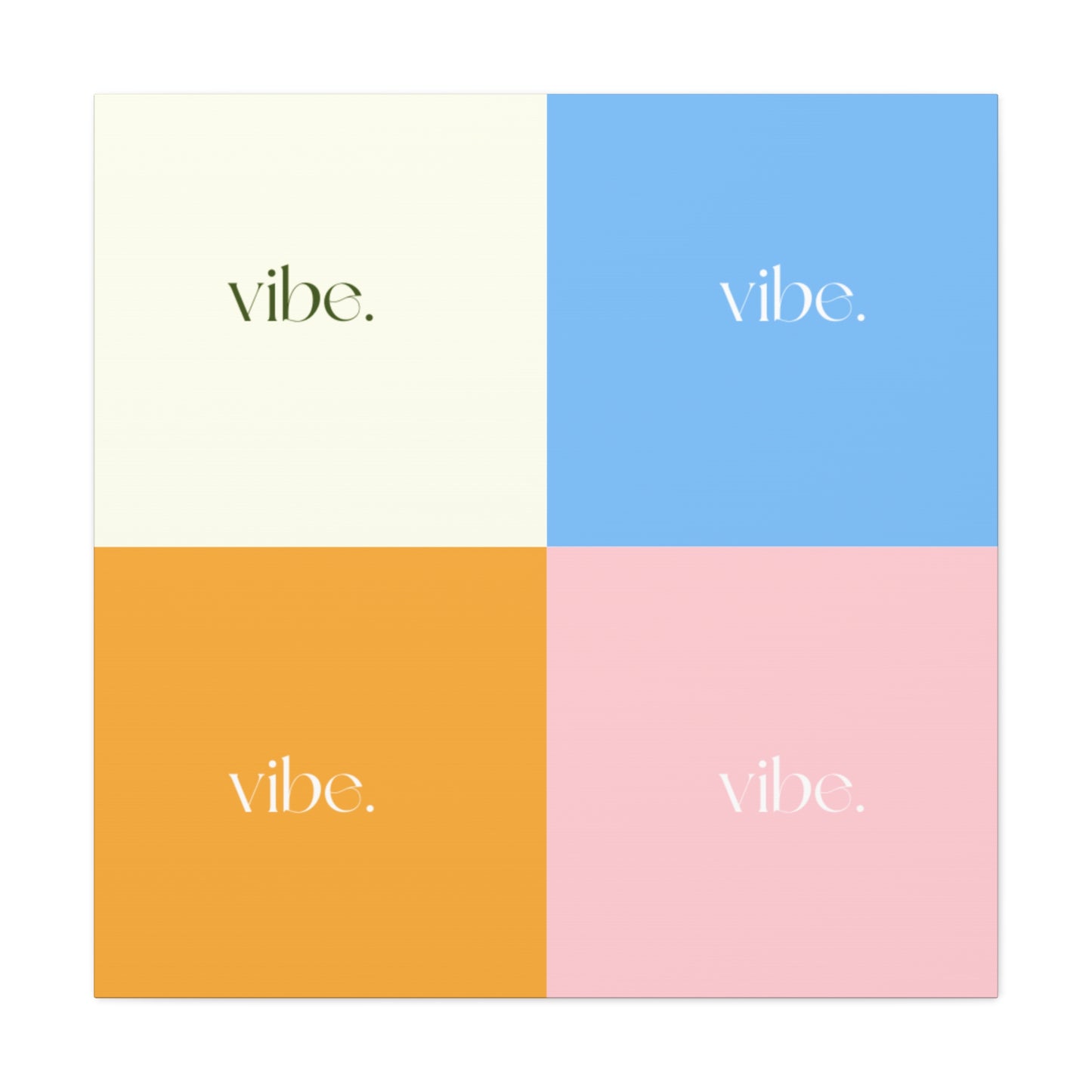 Vibe. Art Canvas Print