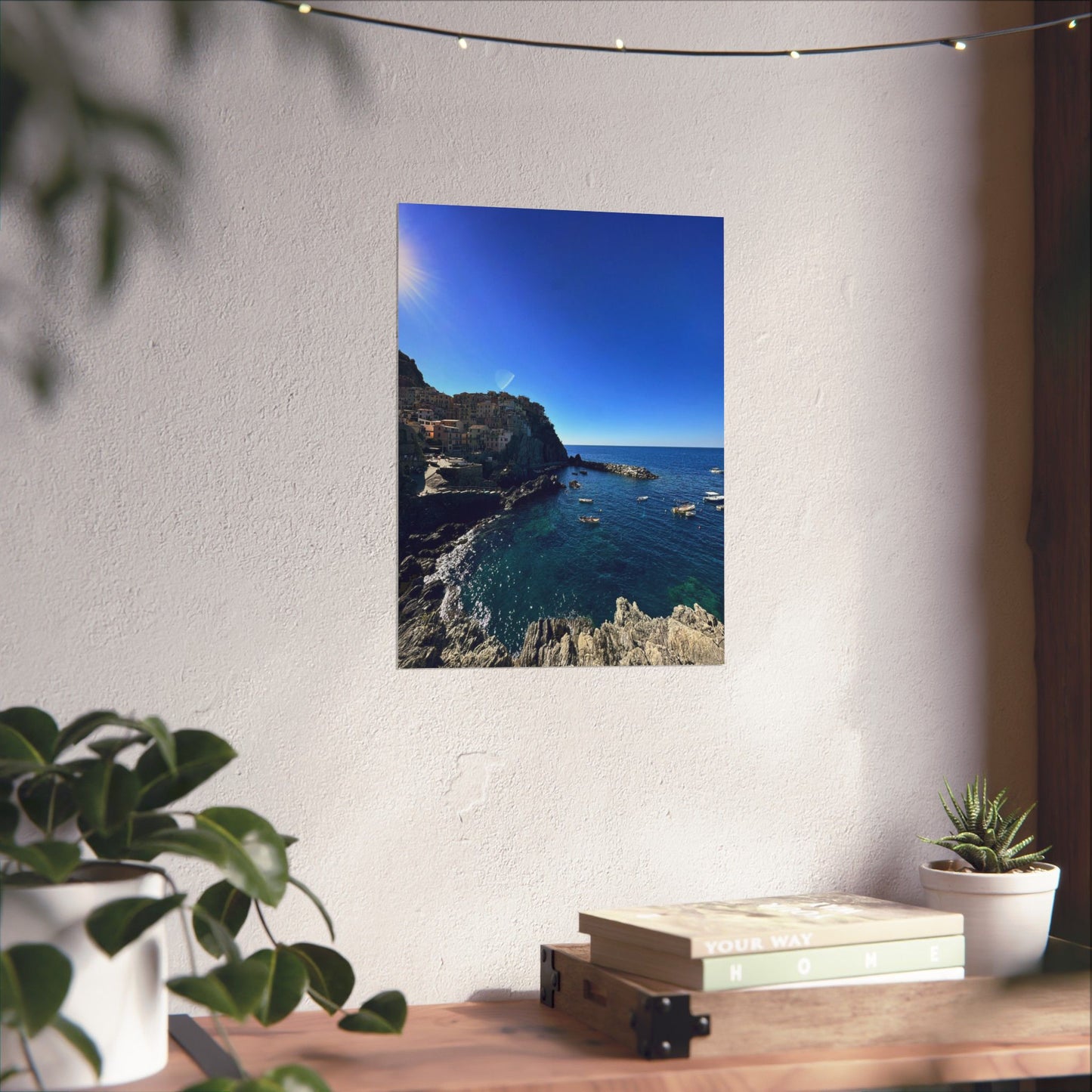 Cinque Terre Italy Coastal Print