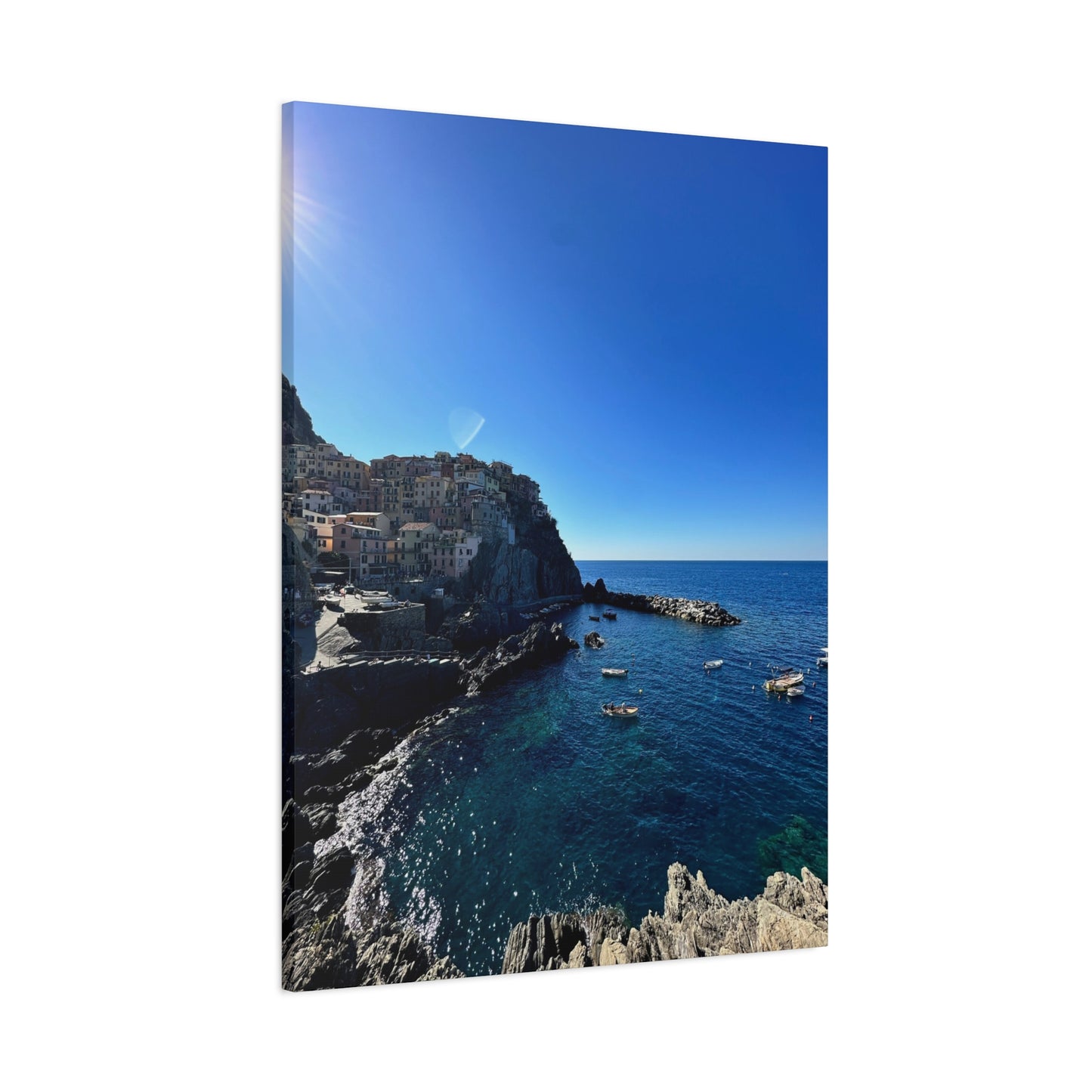 Cinque Terre Italy Coastal Canvas Print