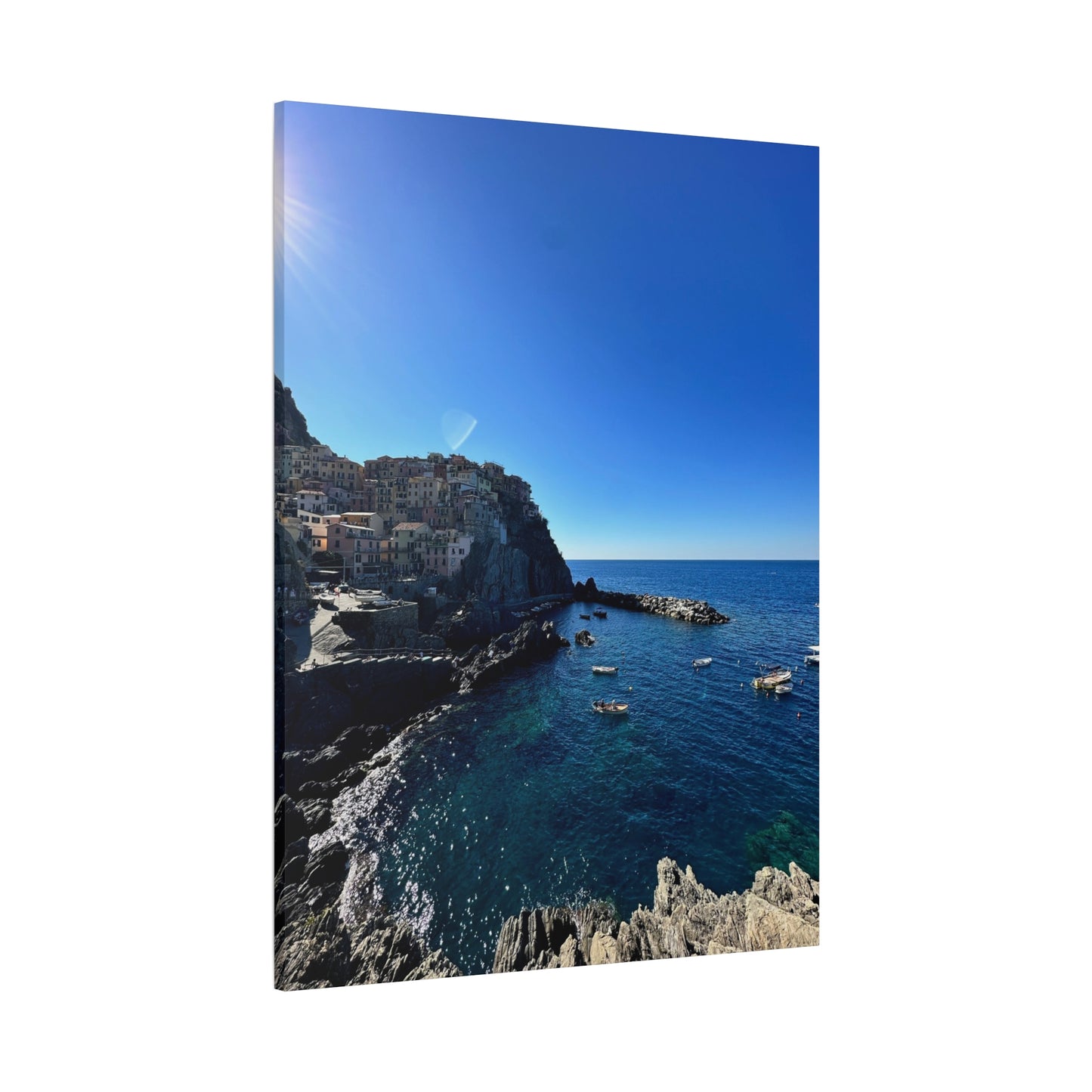 Cinque Terre Italy Coastal Canvas Print