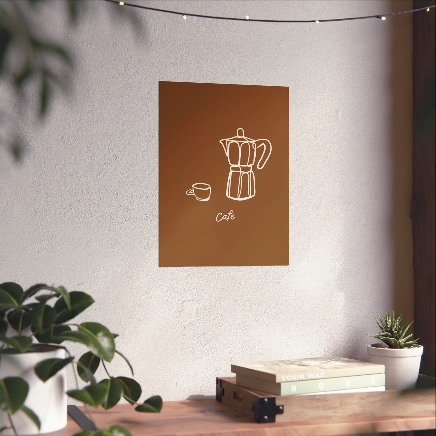 Dark Café Print