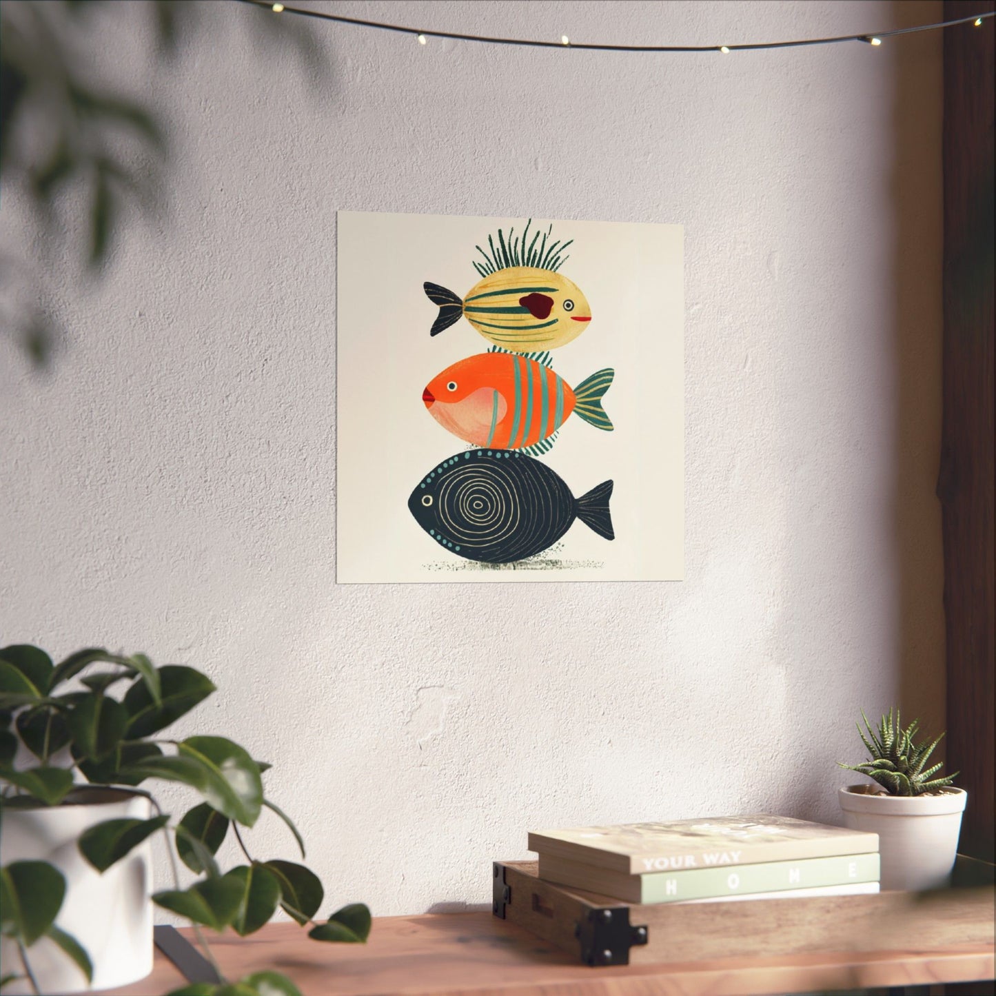 Colorful Fish Print
