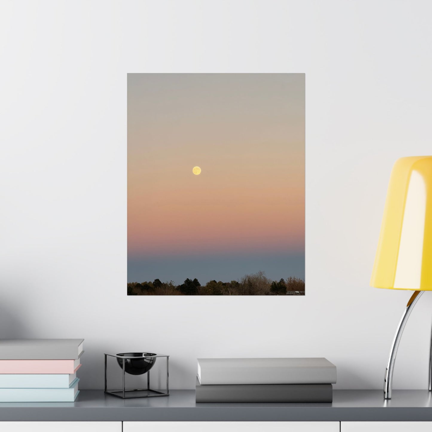 Colorful Moon Print