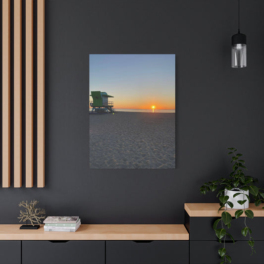 Beach Sunrise Canvas Print
