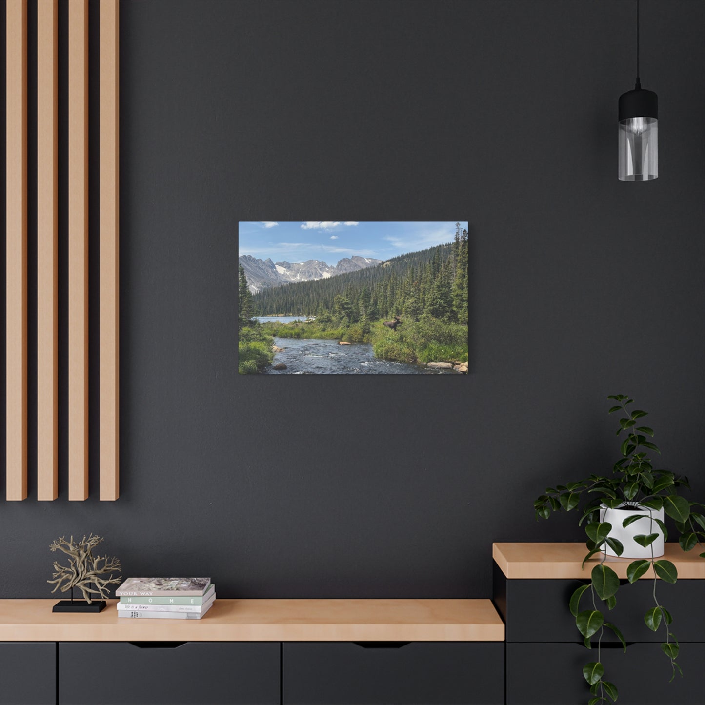 Moose in Nature Canvas Print