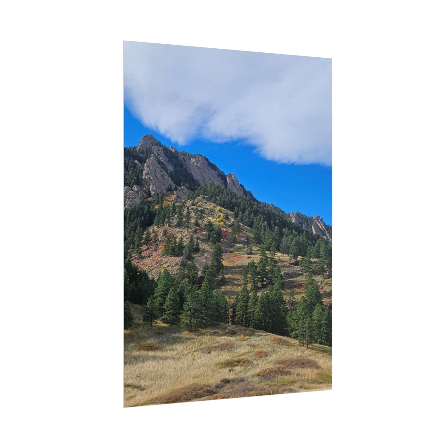 Flatirons Nature Print