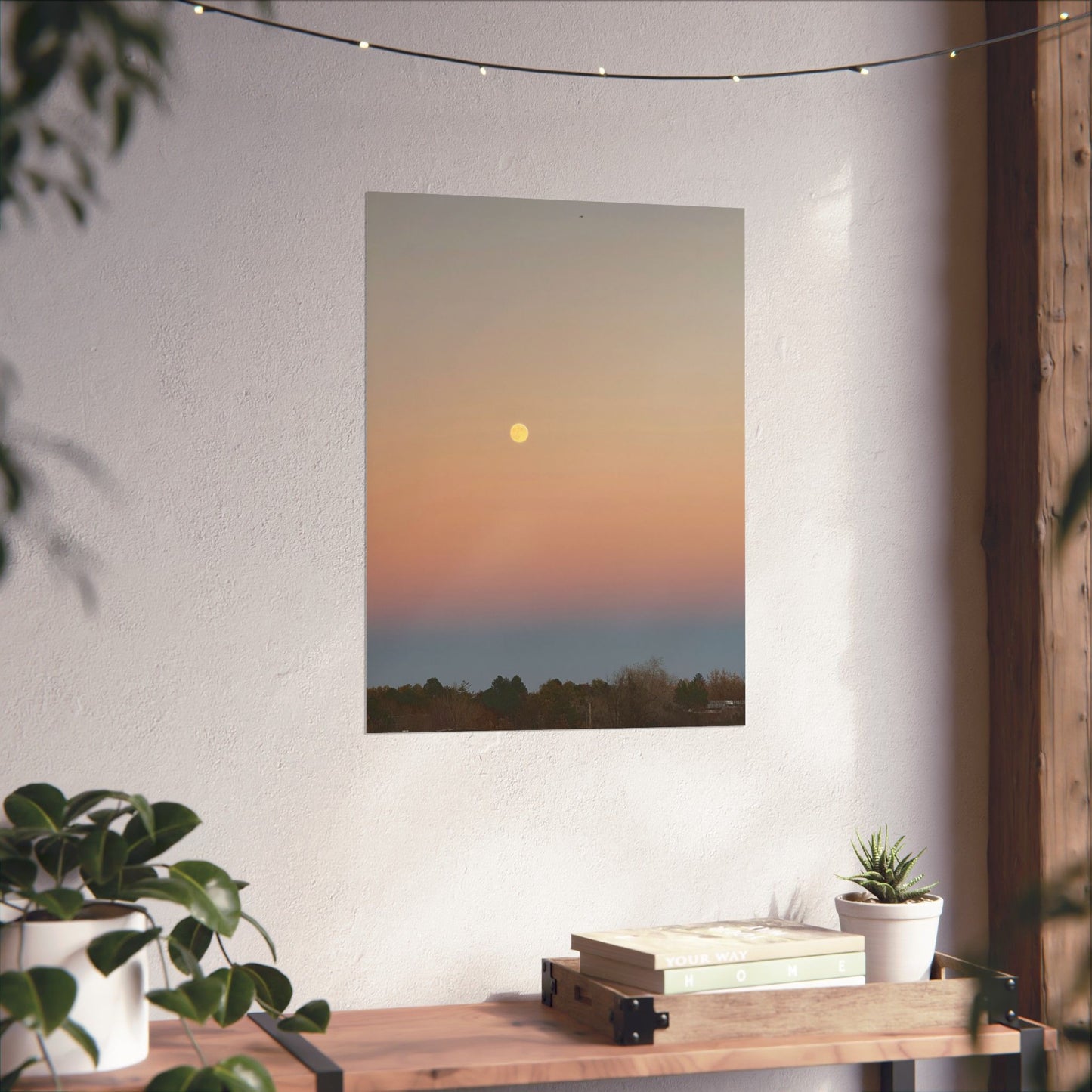 Colorful Moon Print