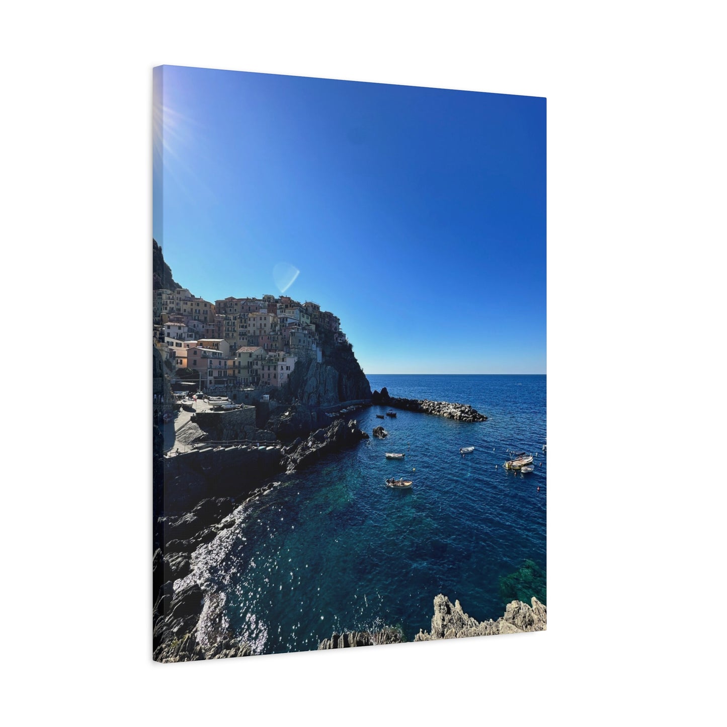Cinque Terre Italy Coastal Canvas Print