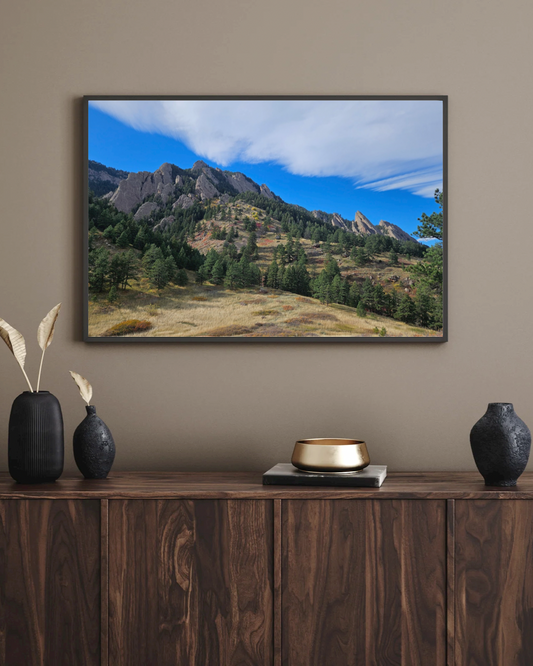 Flatirons Nature Print